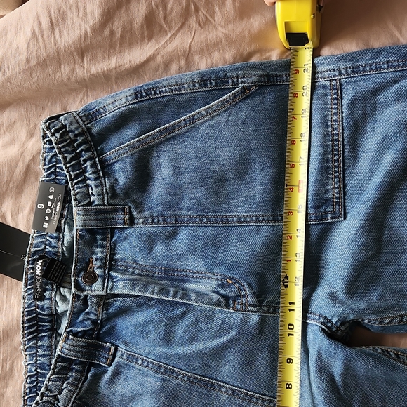 NWT 90s Wide Leg Utility Cargo Jeans - Picture 11 of 12